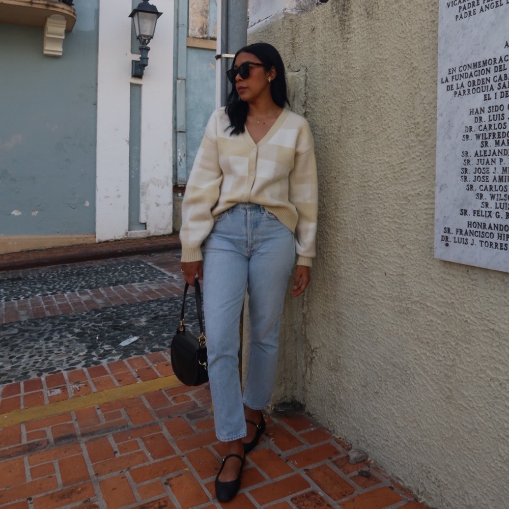 Vans Cream & Yellow Cardigan